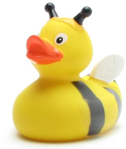 Duckshop I Badeente Biene I Quietscheente I Quietscheentchen I L: 7,5 cm I Geschenk Tierliebhaber I Präsent Sammler