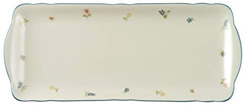 Seltmann Weiden 001.295157 Kuchenplatte eckig, 34.6 x 14.9 x 2.8 cm, Bunt