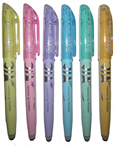 Pilot Textmarker FriXion Light | verschiedene Farben und Kombinationen wählbar (1, 6er Sortierung Soft)
