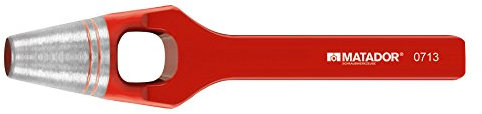 MATADOR Henkellocheisen 20 mm | Locheisen DIN 7200A | Lochstanzer | Stanzer für weiche Werkstoffe; Leder, Gummi, Dichtungen, Filz, Pappe | MATADOR Werkzeug Nr. 07130200