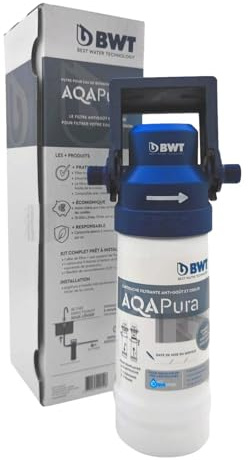 Filtro De Agua Para Grifo Debajo Del Fregadero Bwt Aqa Pura - 3/8 Compatible Con Todos Los Grifos - Filtración De Carbón Activo