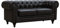 habitat et jardin Sofa Chesterfield Aliza ohne Verstellfunktion - 157 x 82 x 70 cm - 2-Sitzer - Braun