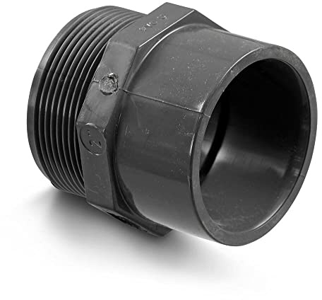 POOL Total Übergangsnippel d 50 mm AG 2 Zoll Klebemuffe