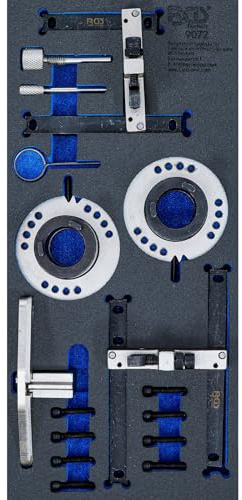 BGS 9072 | Motor-Einstellwerkzeug-Satz | für Ford 1.0, 3-Zylinder Ecoboost | Werkstattwageneinlage 1/3 | zum Überprüfen und Einstellen der Motor-Steuerzeiten | Fiesta Focus B-MAX EcoSport