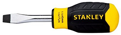 STANLEY 0-64-917 Cacciavite Cushion Grip, 6.5 x 45 mm, Nano - Lama Standard