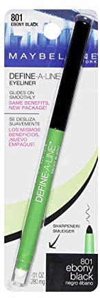 Maybelline Define-A-Line Eyeliner Ebony Black (2-Pack)