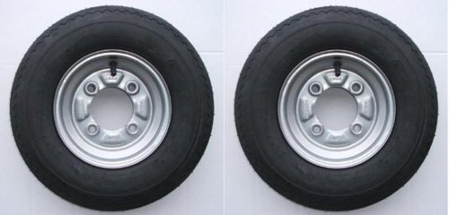 A pair of 400 4.00 4.80 x 8 inch trailer wheels & tyres with 4 ply tyre & 115mm PCD. PLEASE DO NOT BUY UNTIL YOU HAVE CHECKED YOUR PCD THIS WHEEL ONLY FITS Daxara 107, ERDE 122 & Maypole MP6812