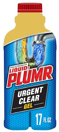Flytande plumr industriell styrka brådskande klar, flytande dräneringsrengöringsmedel, 17 oz