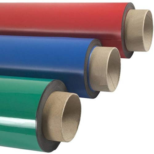 Magnetfolie farbig beschichtet 0,9mm x 60cm x 100cm, Meterware, Farbe:schwarz