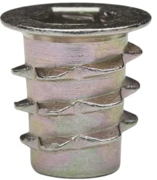 E-Z LOK - 901420-13 E-Z Lok Threaded Insert, Zinc, Hex-Flanged, 1/4-20 Internal Threads, 13mm Length (Pack of 100)