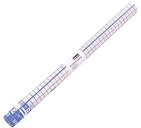 Idena 223031 - Buchfolie, 3 m x 40 cm, selbstklebend, transparent, 1 Stück