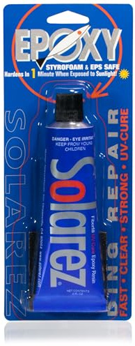Solarez UV Cure Epoxy Ding Harz - SUP Paddleboard & Surfboard Reparaturset (2 oz) 57ml