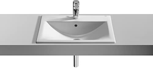 Roca,DIVERTA,Lavabo de porcelana de encimera,Blanco,550mm x 425mm x 170mm,A327116000