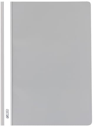 herlitz Schnellhefter A4, Kunststoff, grau, 10 Stück