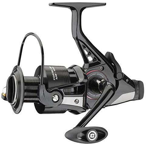 Cormoran Rolle Cortec BR 4 PIF 4000 Freilaufrolle 3BB 170m/0.40mm, Schwarz/ Silber, 19-03400