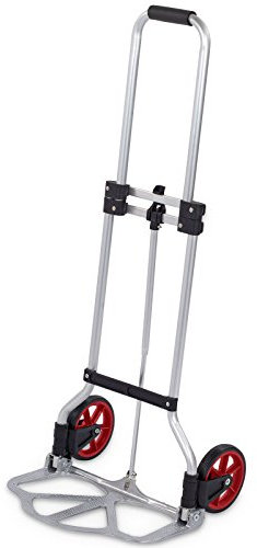 Kreator KRT670202 - Carrello portapacchi in alluminio pieghevole, richiudibile, estensibile, portata 45kg