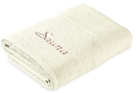 frottana Pearl Saunatuch 80 x 200 cm aus 100% Baumwolle, ivory