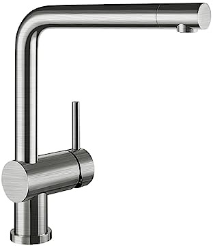 BLANCO LINUS 517183, acero inoxidable cepillado, alta presión