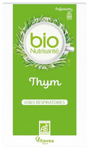 Nutrizante para infusión orgánica Thym 20 bolsas