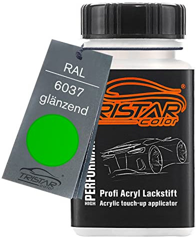 TRISTARcolor RAL 6037 Reingrün/Pure Green glänzend Lackstift 50 ml schnelltrocknend
