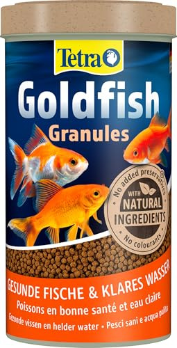 Tetra Goldfish Granules - Mangime granulare per Pesci Rossi e Altri Pesci d'Acqua Fredda, lattina da 500 ml