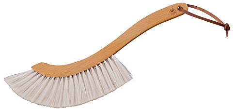 Redecker Staubbürste Sichelform, Ziegenhaar PPH 6 cm BES