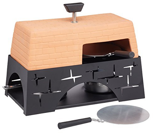 Artesà - Mini-Four à Pizza de Table en Terre Cuite, 28 x 15 x 22 cm