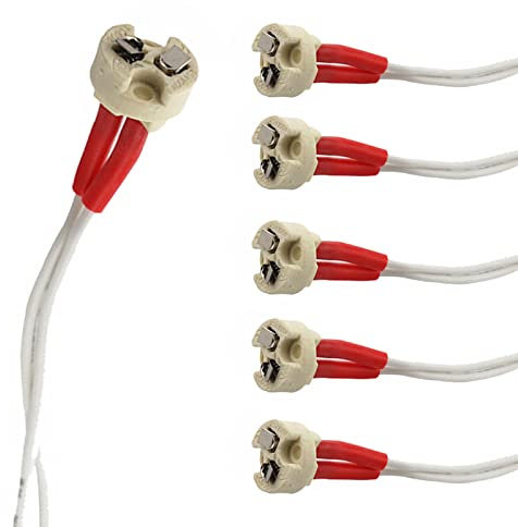 MR16 Lampen6 Stück fassung, 16cm Anschluss-Adapter, MR16 GU5.3, G4 Keramik, LED, CFL, Halogenlampe, Buchse,