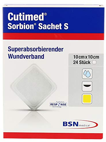 SORBION Cutimed Sachet S Wundauflage 10x10 cm 24 St