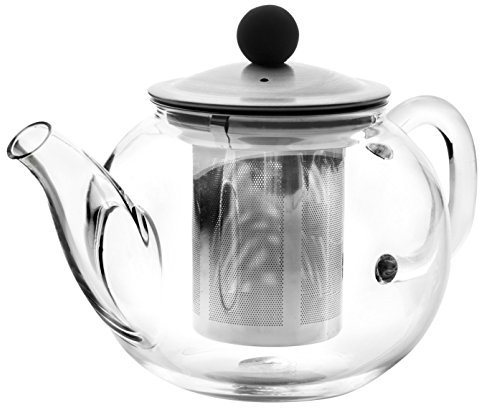 IBILI - Teekocher aus Glas mit Filter Agua, Borosilikatglas, 0,95 Liter