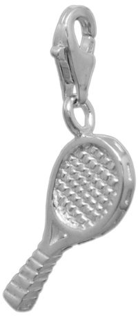 Melina Damen-Charm Anhänger Tennis 925 Sterling Silber 1800962