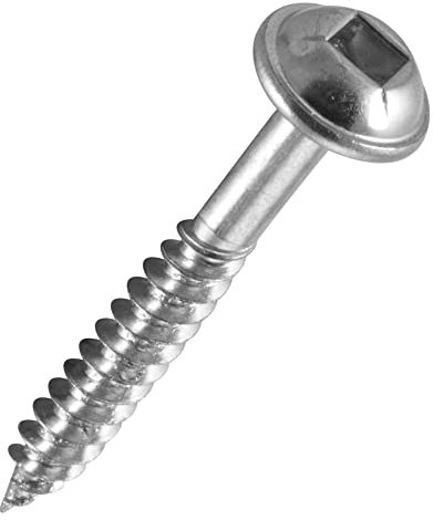 Trend Tornillo de agujero de bolsillo fino n.º 7 x 30 mm, tornillos autorroscantes para madera, de rosca cuadrada estándar para usar con plantillas de agujero de bolsillo, PH/7X30/500, paquete de 500