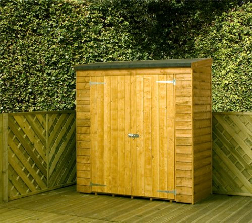 6ft W x 2.6ft D Wooden Lean-To Shed