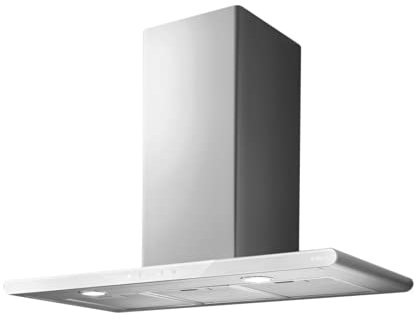 Elica GALAXY ISLAND WHIX/A/90x45 570 m³/h Îlot Acier inoxydable, Blanc C - Hottes (570 m³/h, Conduit, C, A, B, 69 dB)