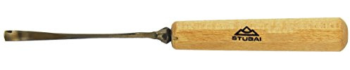 Stubai 522606 Couteau à sculpteur avec manche en bois, Or/Beige, 6 mm