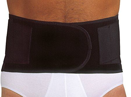MANIFATTURA BERNINA Sana 5195 (Taglia XXL) - Corsetto Sportflex Ortopedico Nero steccato Altezza 26 cm