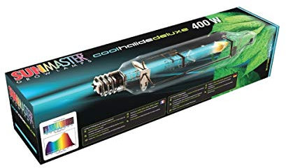 Sunmaster 400W Cool Deluxe Metal Halide Lamp/Bulb 7200K - Small Plants Cuttings