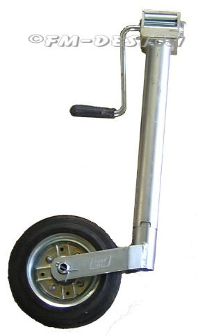 Stützrad mit seitlicher Kurbel 150 kg