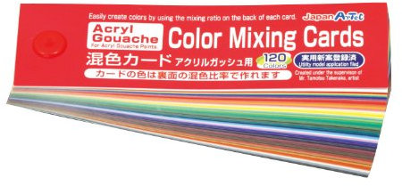 Artec 13113 gemischte Farbkarte für Acryl-Gouache