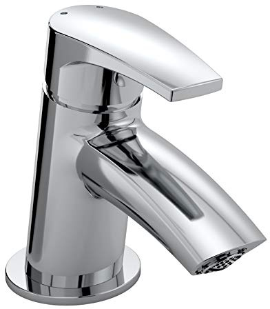 Bristan Orta Bathroom Taps, Chrome Small Basin Mixer tap | OR SMBAS C, Modern design, Bathroom sink taps, Matching bath taps available, Lifetime Cover