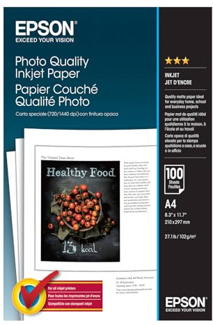 Fotopapier Matt - 100g/m² - A4-100 Blatt (C13S041061)
