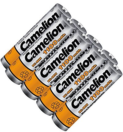 8x Camelion 1100mAh Ni-MH Micro AAA R3 Akku 1,2V - Markenakku Top und Neu