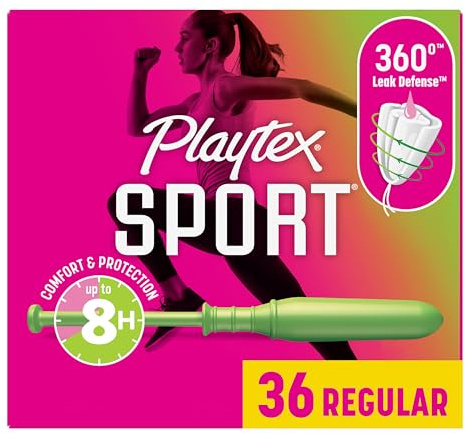 Playtex Tampon Sport Unscented, Regular, 36 Count by Playtex