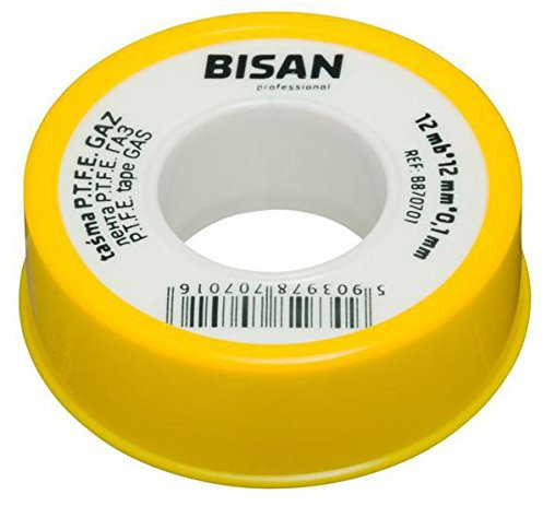 Unbekannt Gas plomero teflón PTFE blanco cinta enhebramiento dispositivo de control de sellado fijo 12 m x 12 mm x 0,1 mm