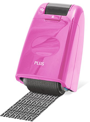 PLUS Japan Sello de rodillo camuflaje, fucsia, aprox. 50 m de cobertura