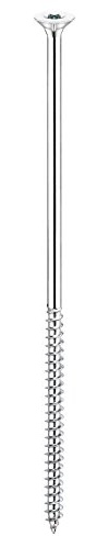 Connex Universalschrauben 6,0 x 160 mm - 1 kg Großpack - Senkkopf - TX-Antrieb - Teilgewinde - Blau verzinkt / Schrauben-Set / Schrauben im Beutel / KL3246160 | TX-Antrieb – Teilgewinde – Blau verzinkt – Schrauben-Set – Schrauben im Beutel – im Set – für Befestigungsarbeiten