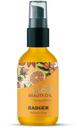 Seabuckthorn Face Oil, For Normal/Dry Skin, 1 fl oz (29.5 ml) - Badger Company