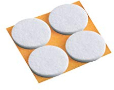 Metafranc Patins autocollants en feutre – Protection efficace de vos meubles et chaises - Set de patins de meubles pour sols délicats - Patins de chaise - Patins de sol