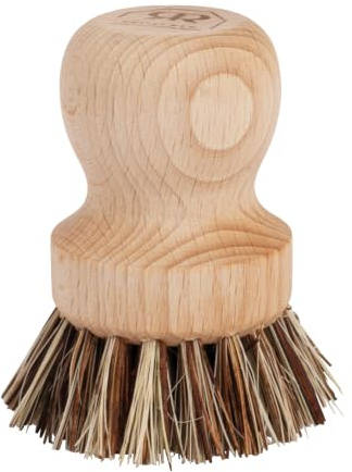 Redecker 322611 Wooden Household Handheld Cleaning Saucepan Pot Brush