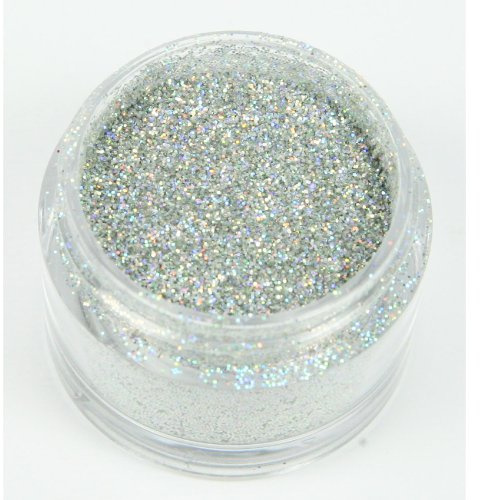 Schillerndes Dekorations Glitzer: Silber Hologram / Holly Cupcakes Decorating Glitter: Silver Hologram